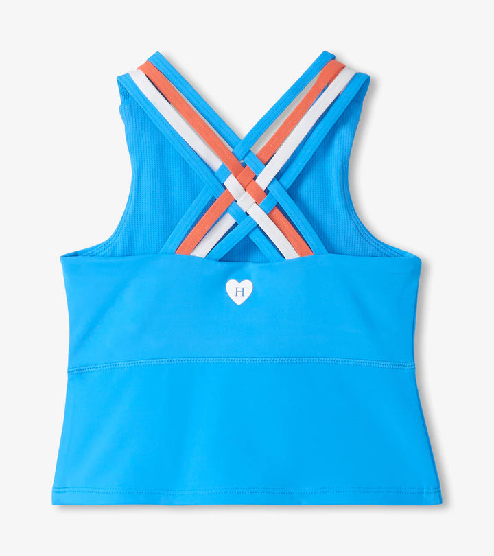 Hatley | Girls Malibu Blue Strappy Active Tank