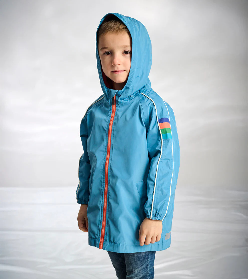 HATLEY | SPLASH JACKET | NIAGARA BLUE JERSEY LINED