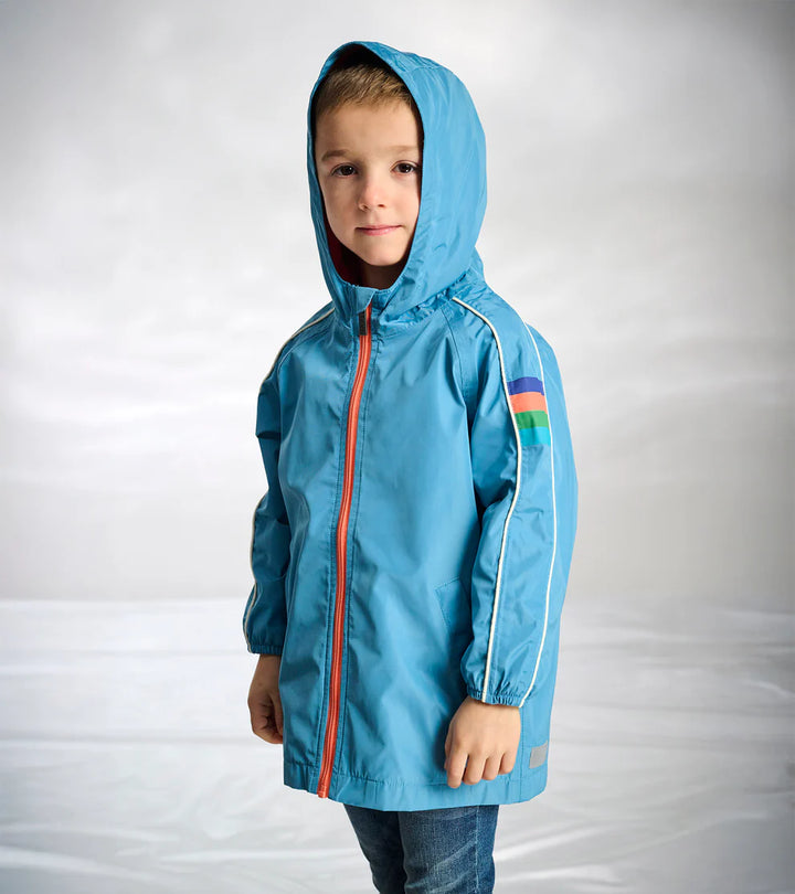 HATLEY | SPLASH JACKET | NIAGARA BLUE JERSEY LINED