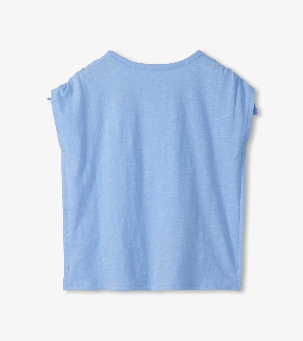 Hatley | Girls Sea Shell Cinched Shoulder Top
