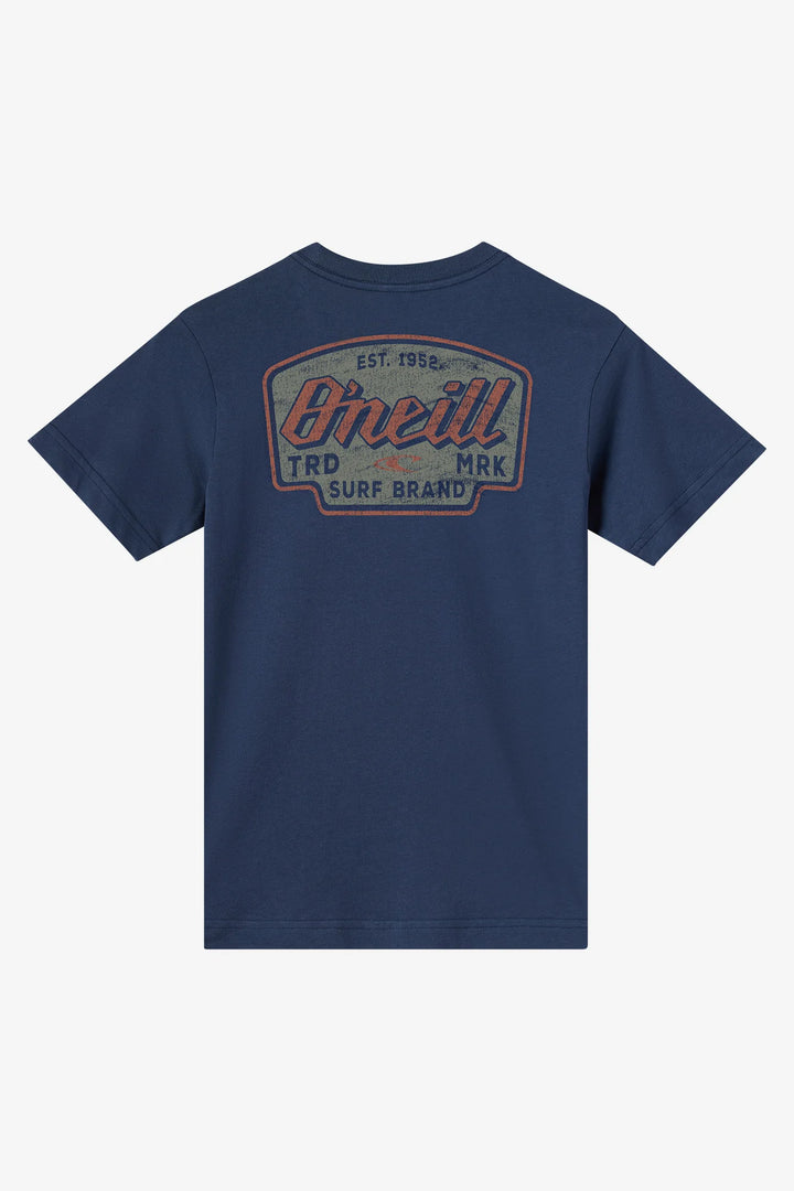 O'Neill Kids | Lock Smith Short Sleeve Tee | new navy