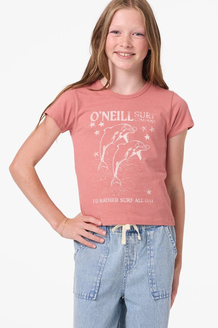 O'Neill Kids | Willa Skimmer Tee | canyon rose