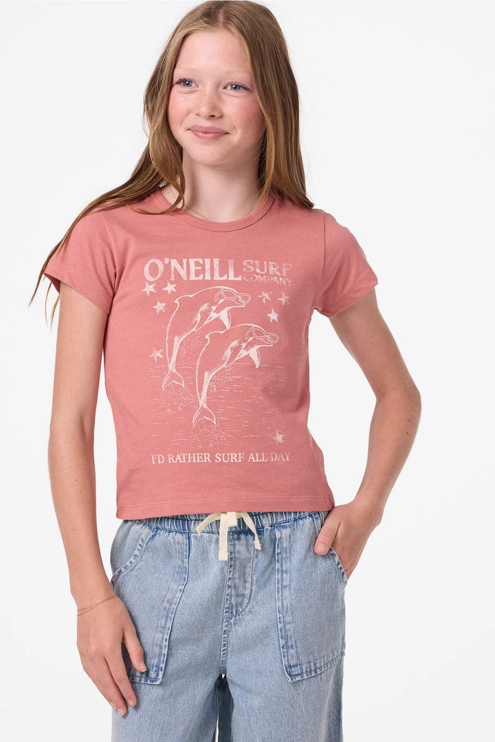 O'Neill Kids | Willa Skimmer Tee | canyon rose