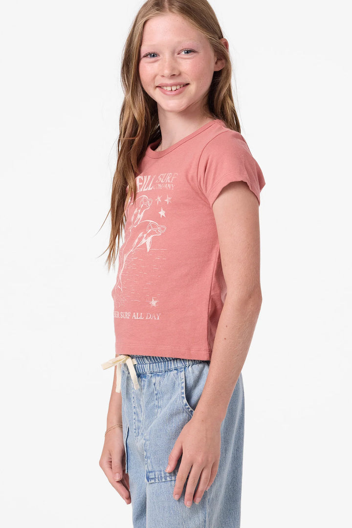 O'Neill Kids | Willa Skimmer Tee | canyon rose