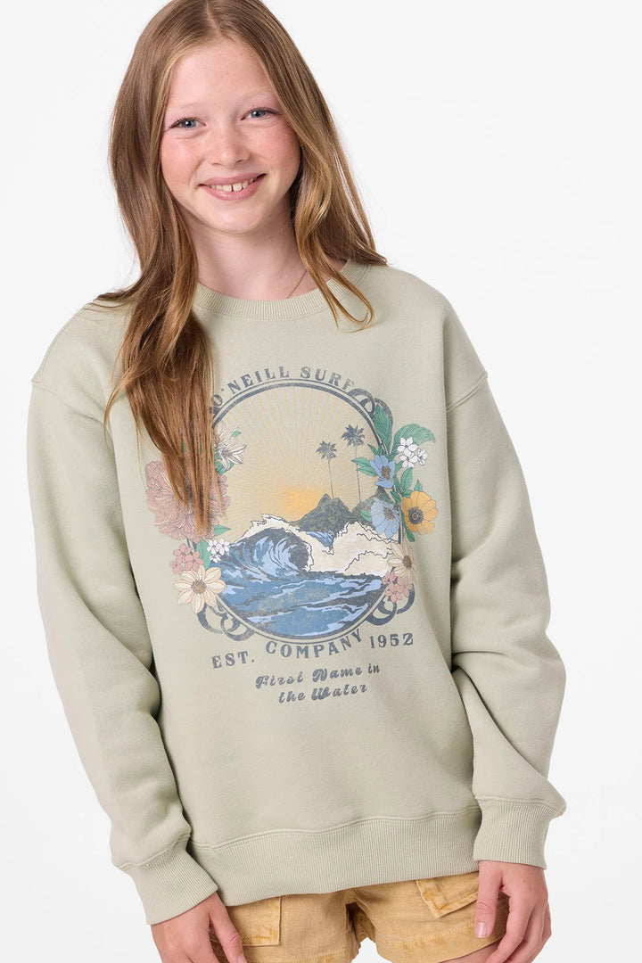 O'Neill Kids | Skylar Crew Sweater | desert sage