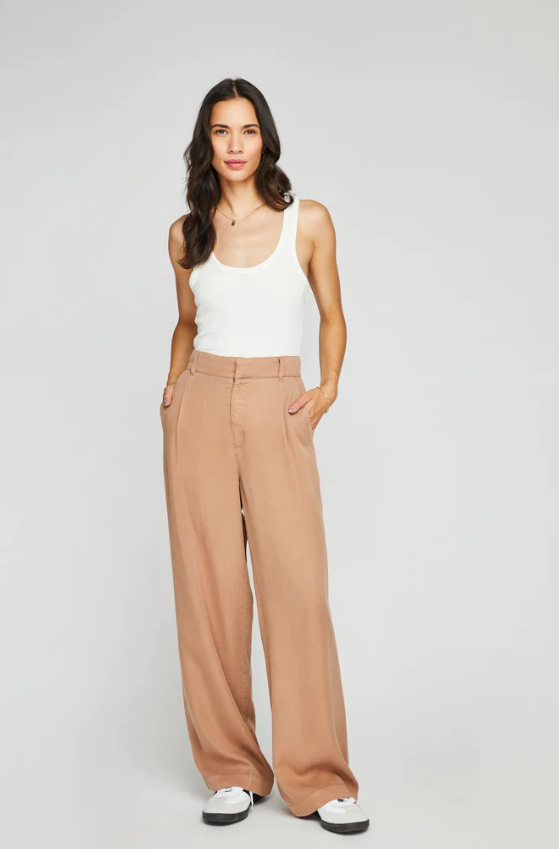 GENTLE FAWN | SABINE WIDE LEG PANT | TAN