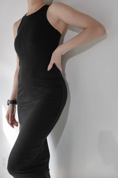 APRES ACTIF | Midi Dress | Black