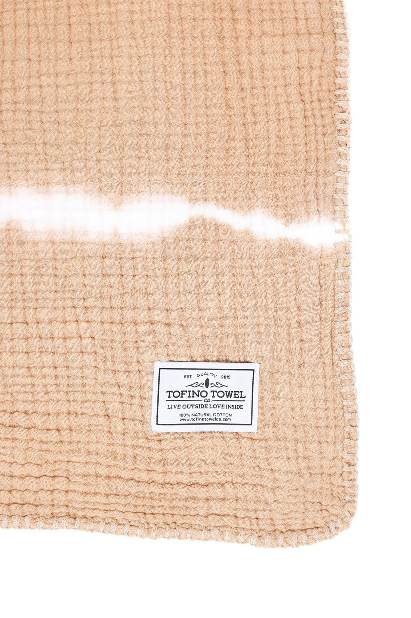 TOFINO TOWEL | THE SOUL MUSLIN BABY BLANKET | TAN