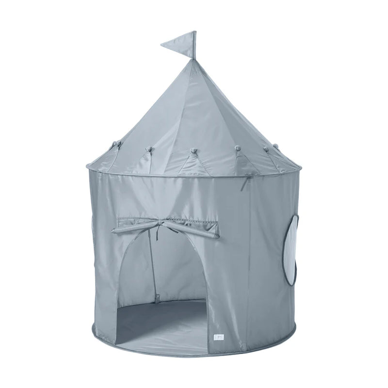 Recycled Fabric Play Tent Castle - Solid Colour: Blue