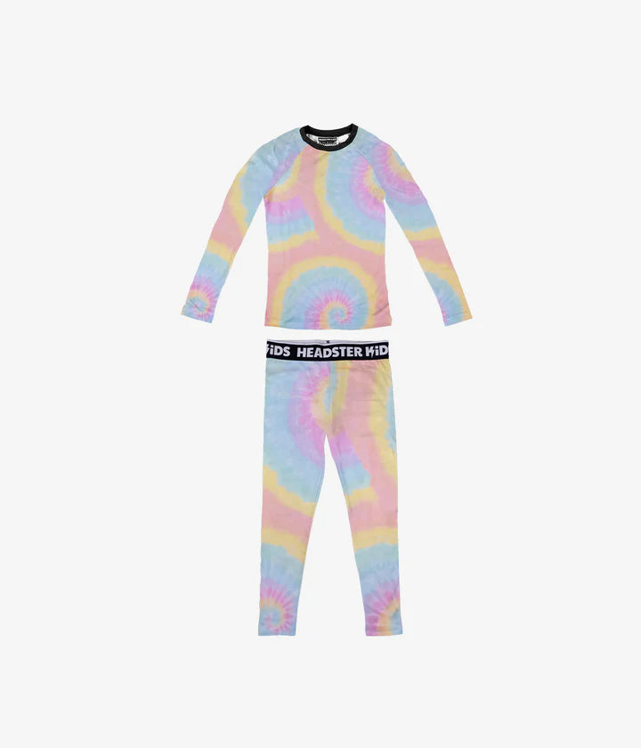 HEADSTER | BASE LAYER SET | TIE DYE PINK