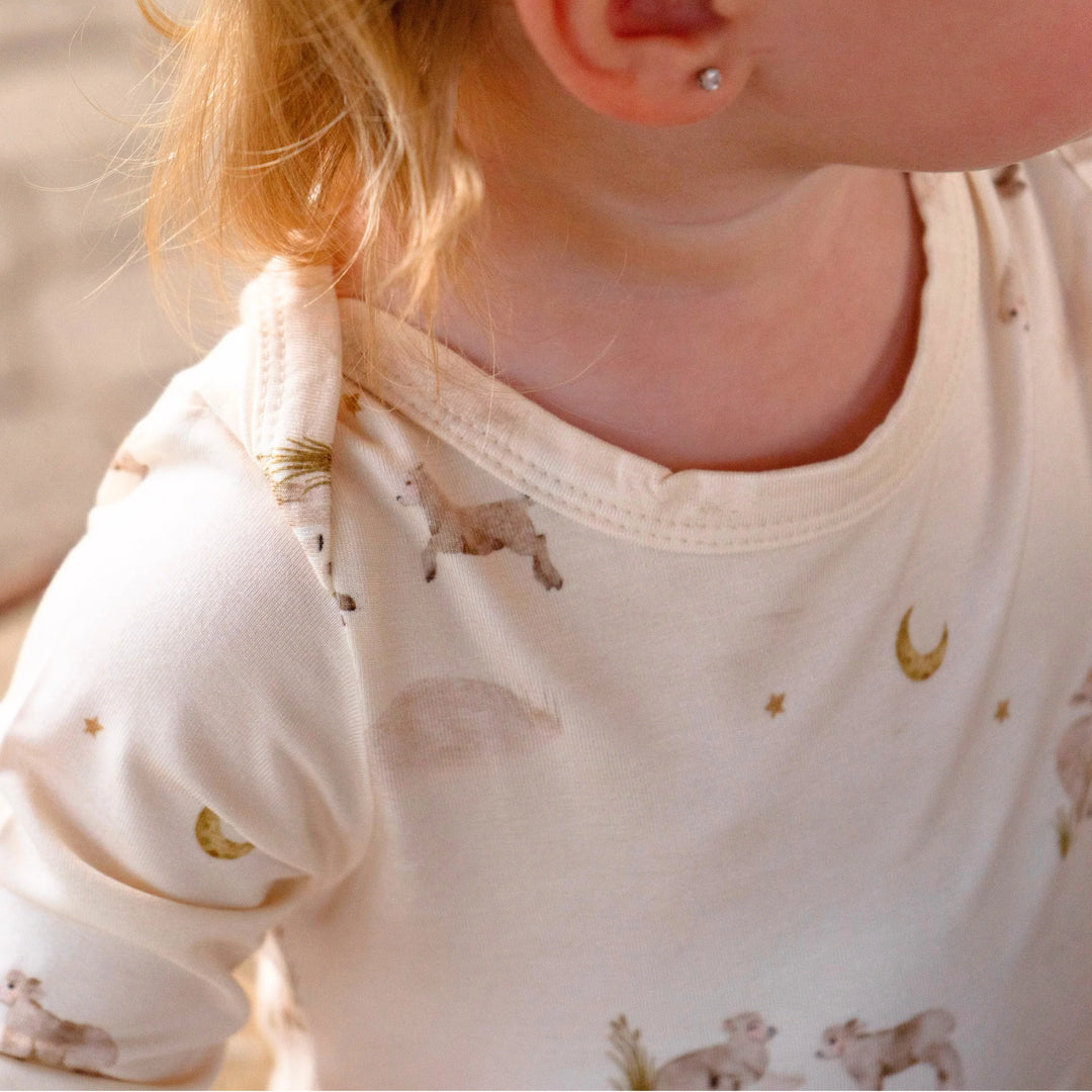 Long Sleeve Onesie | Little Lambs