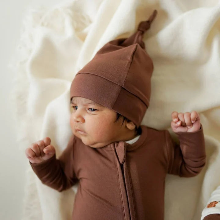 Knotted Hat | Chocolate