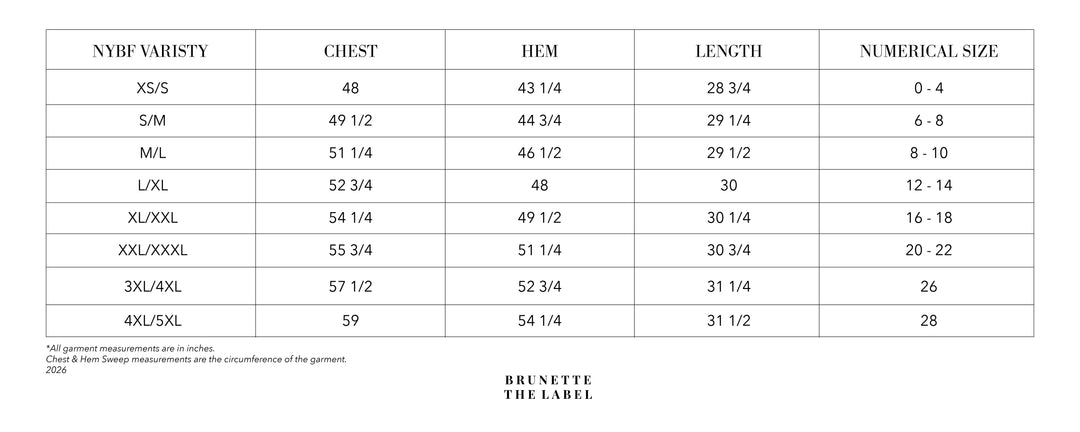 BRUNETTE THE LABEL | "BRUNETTE" Varsity Not Your Boyfriend's Crew | grey melange