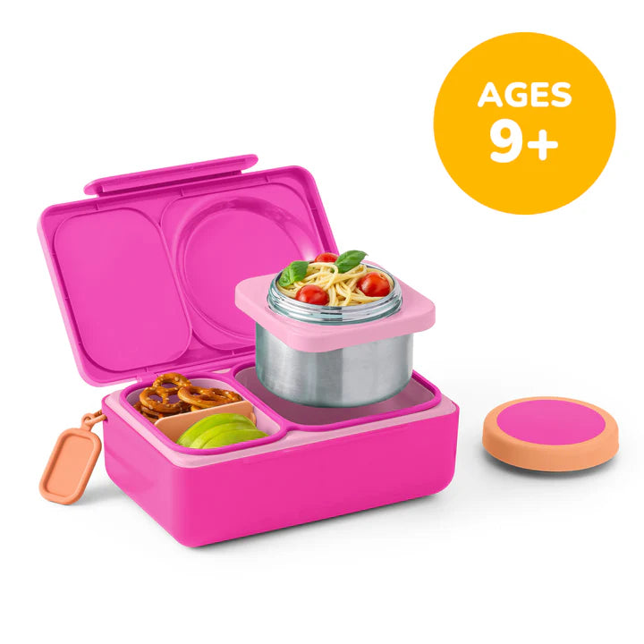 OmieBox UP | Insulated Bento Lunch Box | Pop Pink