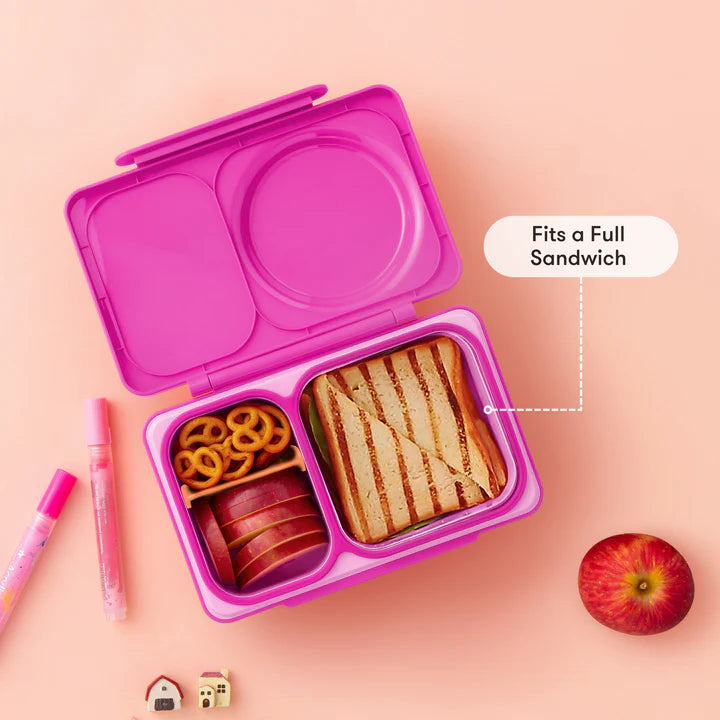 OmieBox UP | Insulated Bento Lunch Box | Pop Pink