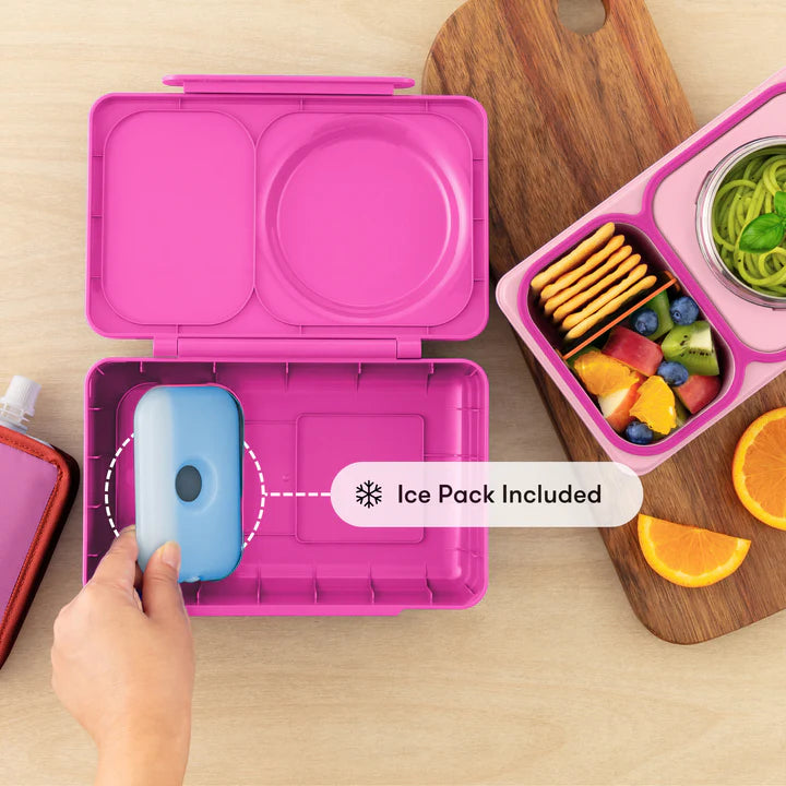 OmieBox UP | Insulated Bento Lunch Box | Pop Pink