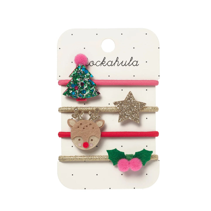 Festive Christmas Hair Ponies