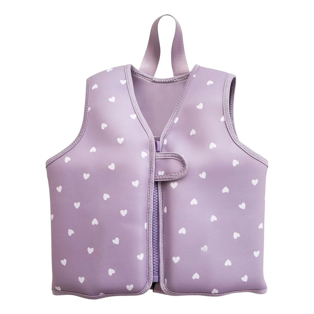 Current Tyed Clothing | SWIM VEST | Purple Hearts