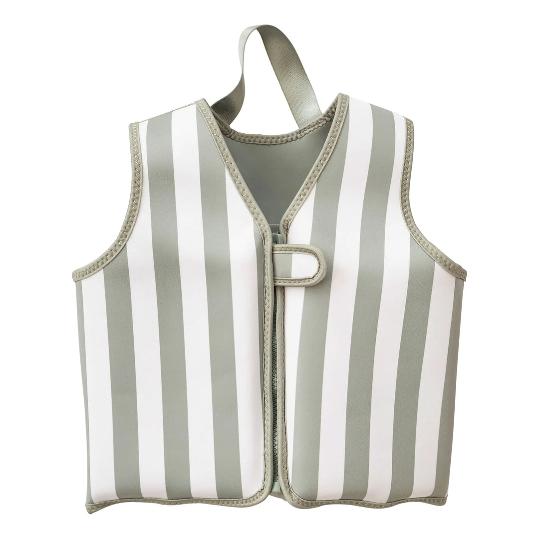 Current Tyed Clothing | SWIM VEST | Sage Stripes