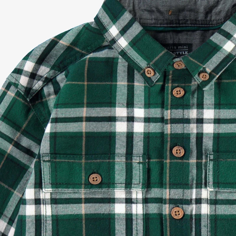 Souris Mini | Green Plaid Shirt