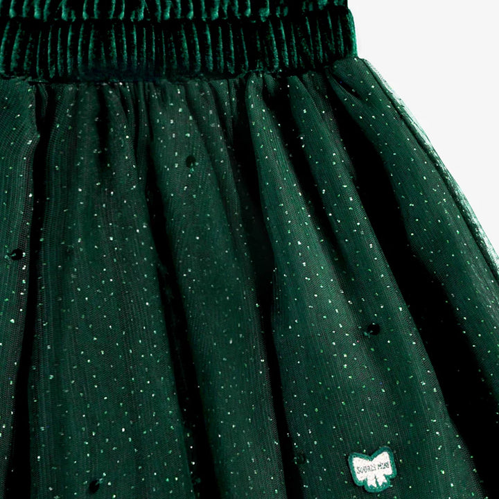 Souris Mini | Green Skirt in Sequin