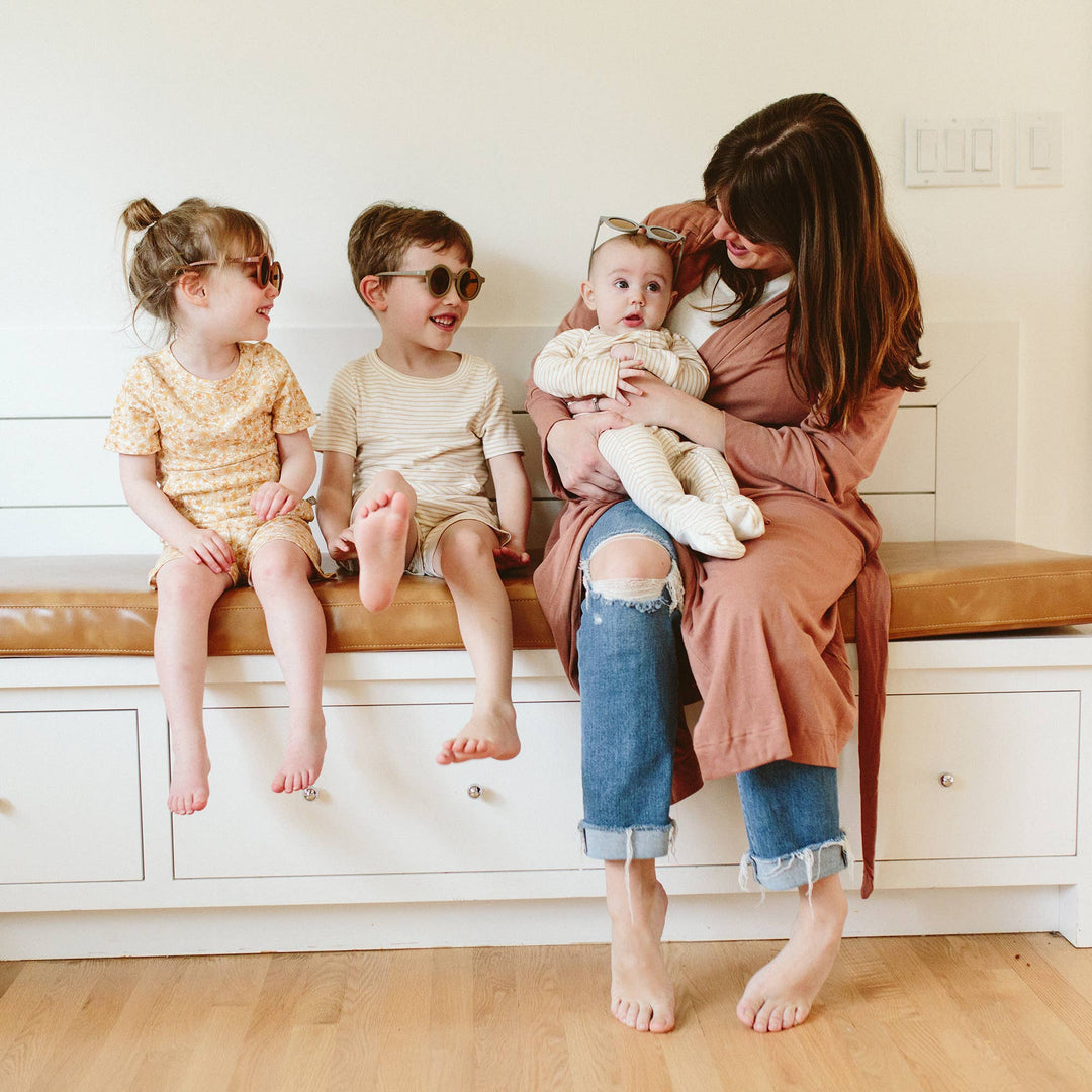 All Day Biker Set - Dune Stripe