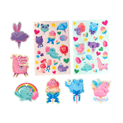 Stickiville Stickers: Fluffy Cotton Candy - Scented
(Paper)