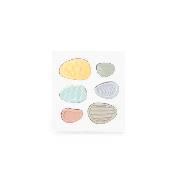 Mindful and Co Kids | Worry Stones - Calming Sensory Fidget for Kids (Set of 6)