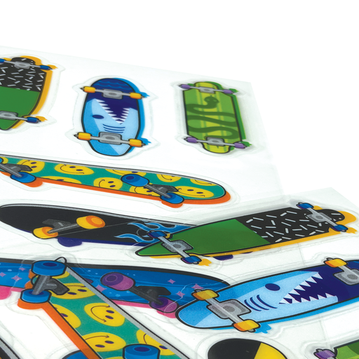 Stickiville Skinny - Skateboards (Clear Vinyl)