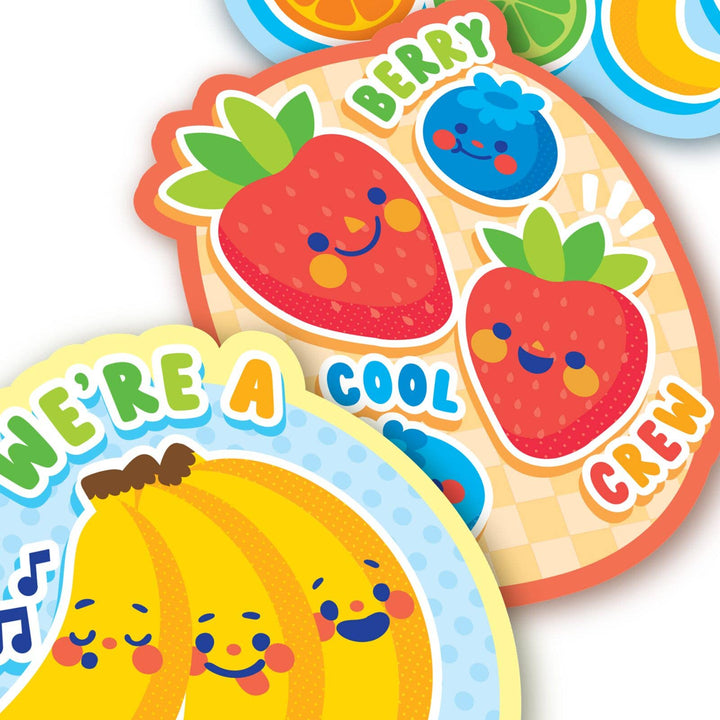 Stickiville Stickers: Fruit Friends - Vinyl (4 Die-Cut)