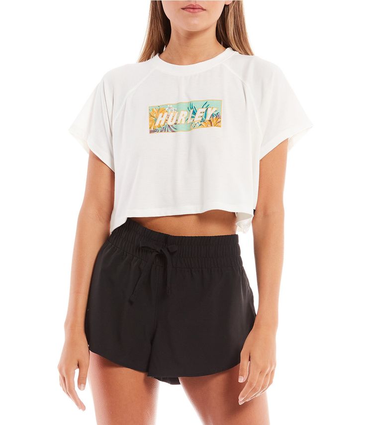 Hurley Supermeow Cropped Tee