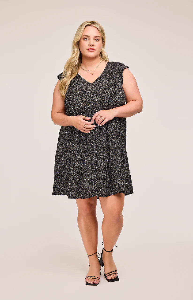 GENTLE FAWN | ALLEGRA DRESS | BLACK DITSY