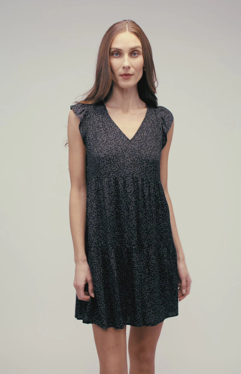GENTLE FAWN | ALLEGRA DRESS | BLACK DITSY