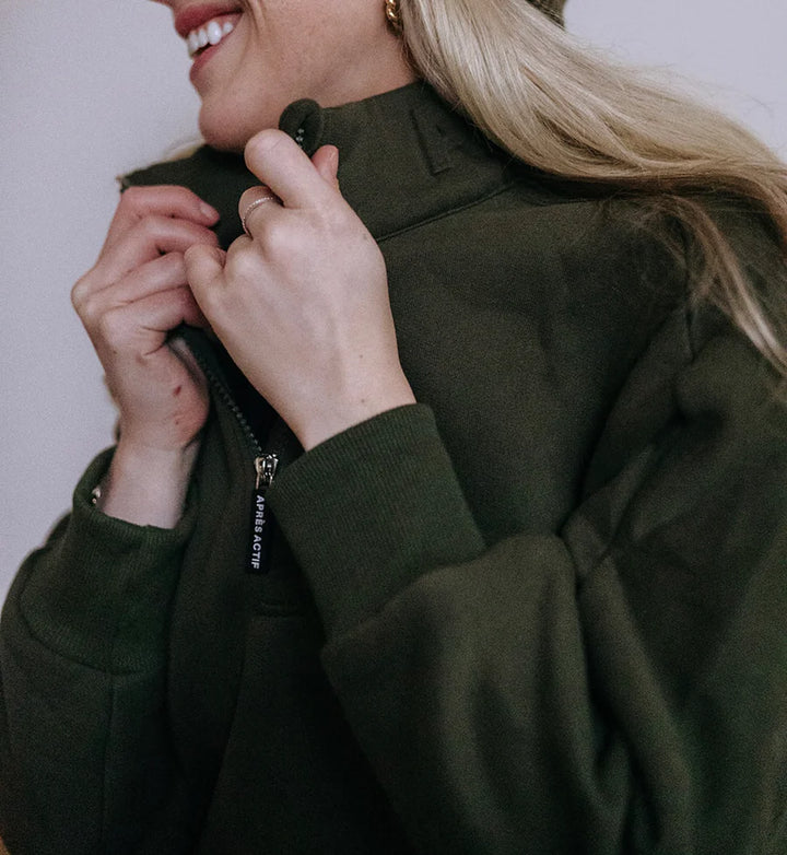 APRES ACTIF - Apres 1/4 Zip Pullover | Pine