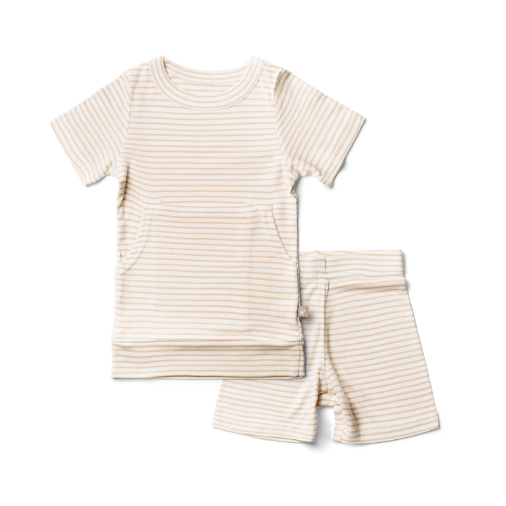 All Day Biker Set - Dune Stripe
