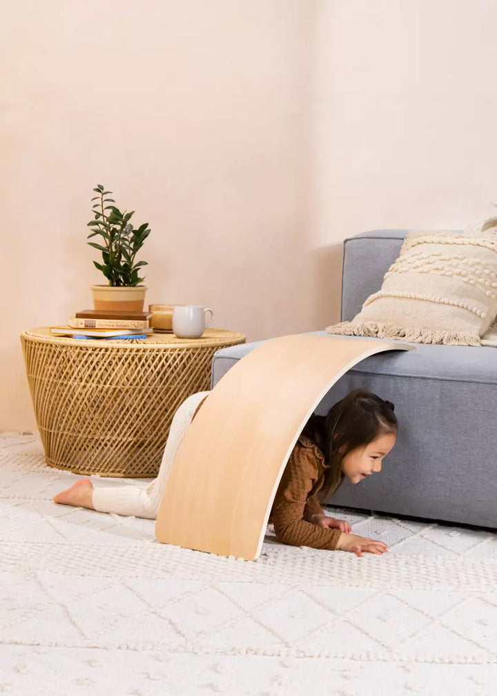 Balance Board - Natural Wood