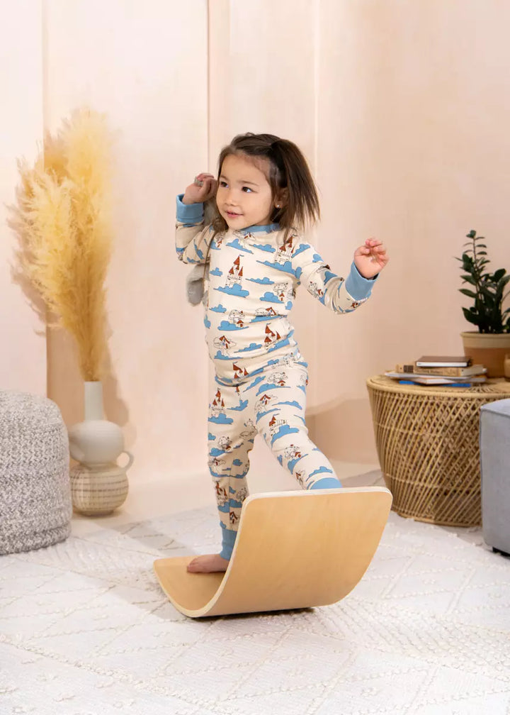 Balance Board - Natural Wood