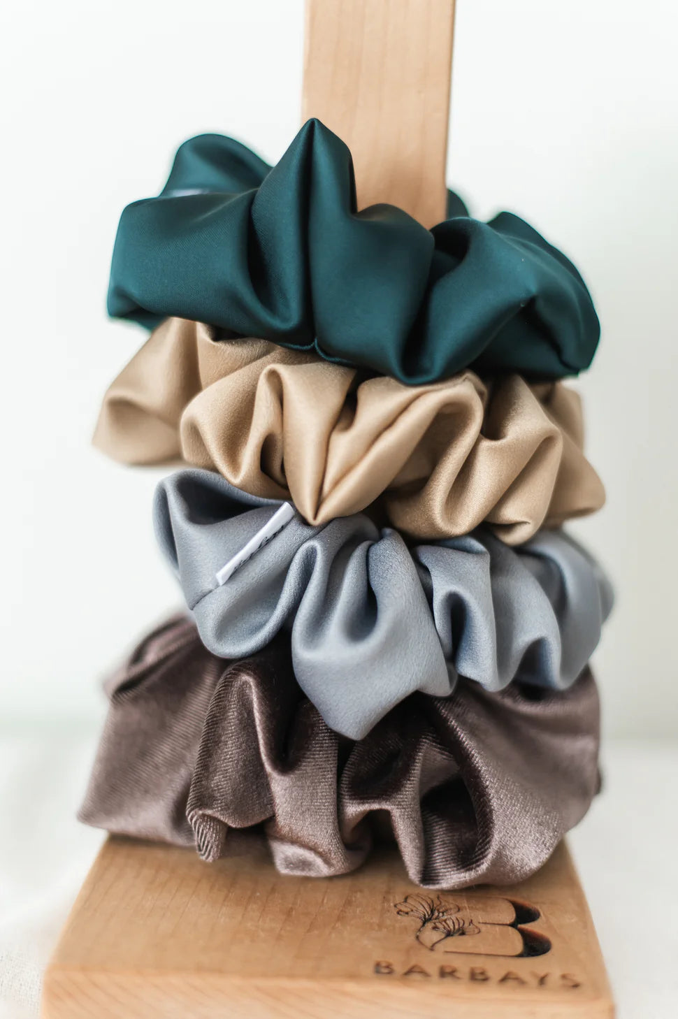 Barbays | Original Scrunchie | emerald satin