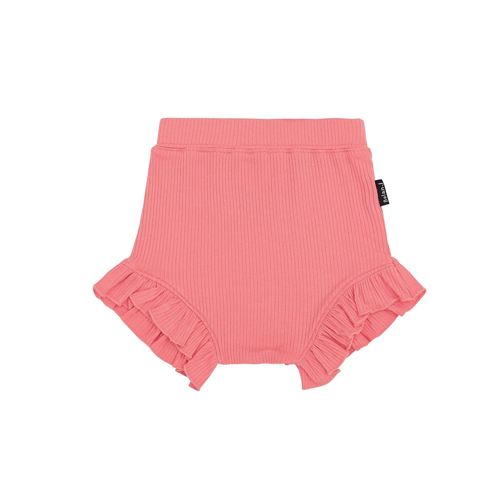 Ribbed Bamboo Bloomers | Candy Pink