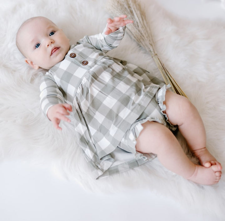Bloomers | sage plaid