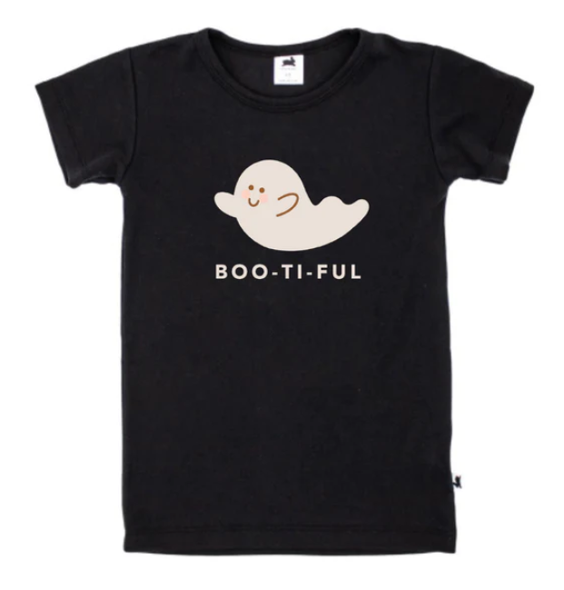 Little & Lively | Boo-ti-ful t-shirt | black