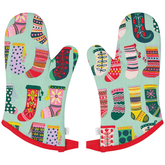 Oven Mitt Set of 2 | Winter Woolens