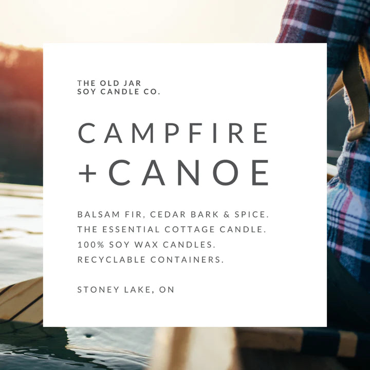 OLD JAR CANDLE CO | SOY CANDLE | CAMPFIRE & CANOE