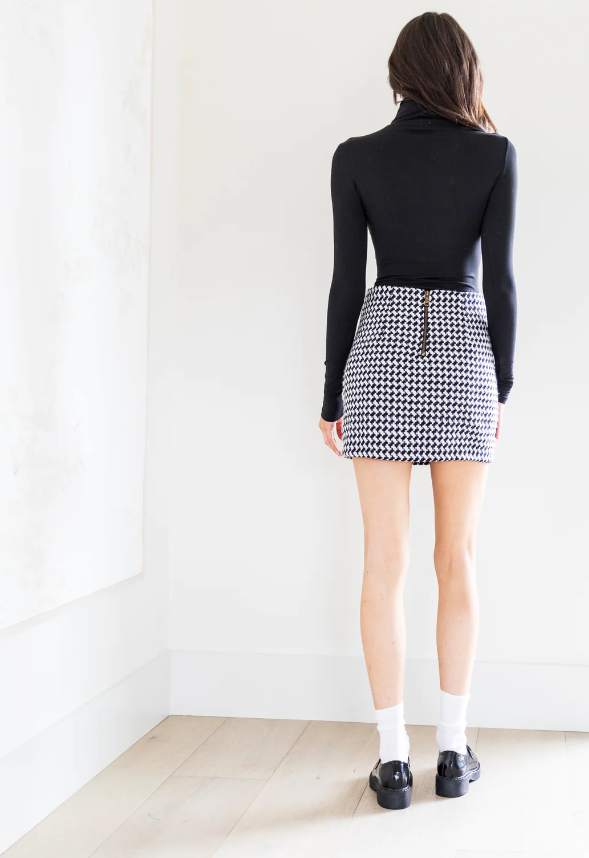 Cara Turtleneck Long Sleeve Bodysuit | black