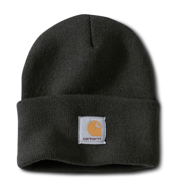 Unisex Acrylic Watch Hat Toque | black