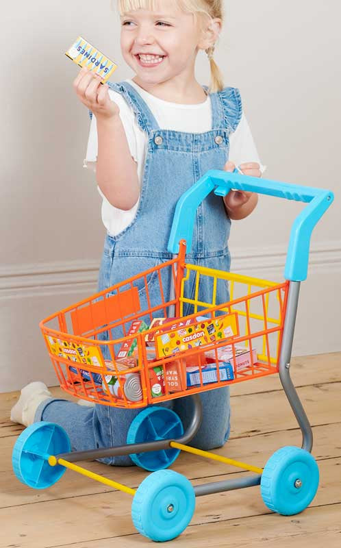 Kid's Toy Shopping Trolley