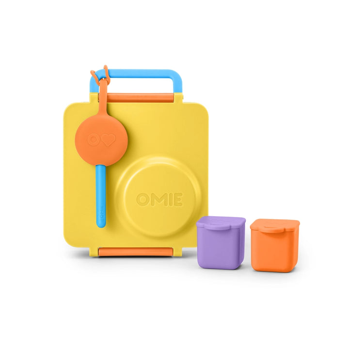 OmieDip Dip Container Set | Purple / Orange