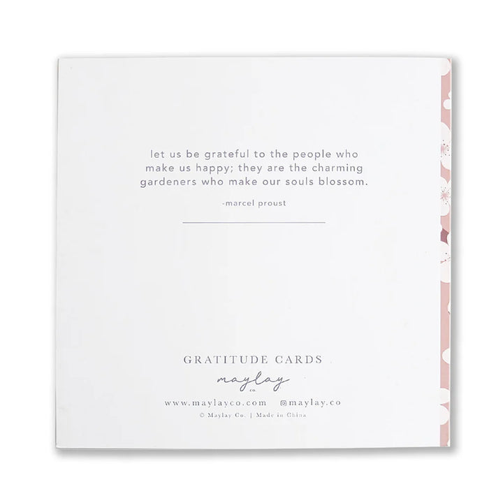 MAYLAY CO - GREETING CARD - CHERRY BLOSSOMS GRATITUDE