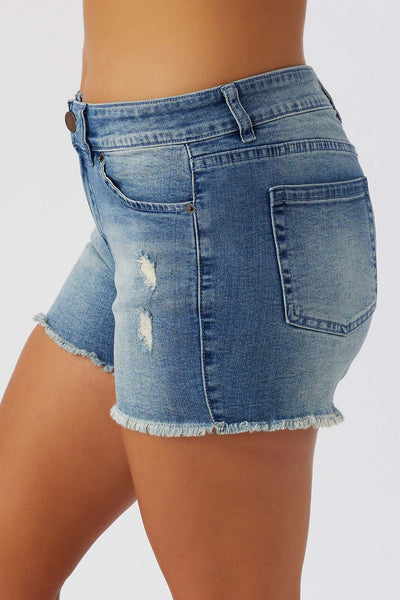 O'NEILL Ladies Cody Denim Shorts - Bluegrass Wash