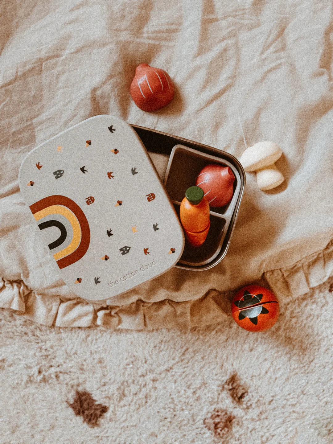 Stainless Steel Lunchbox with Removable Compartments | Rainbow